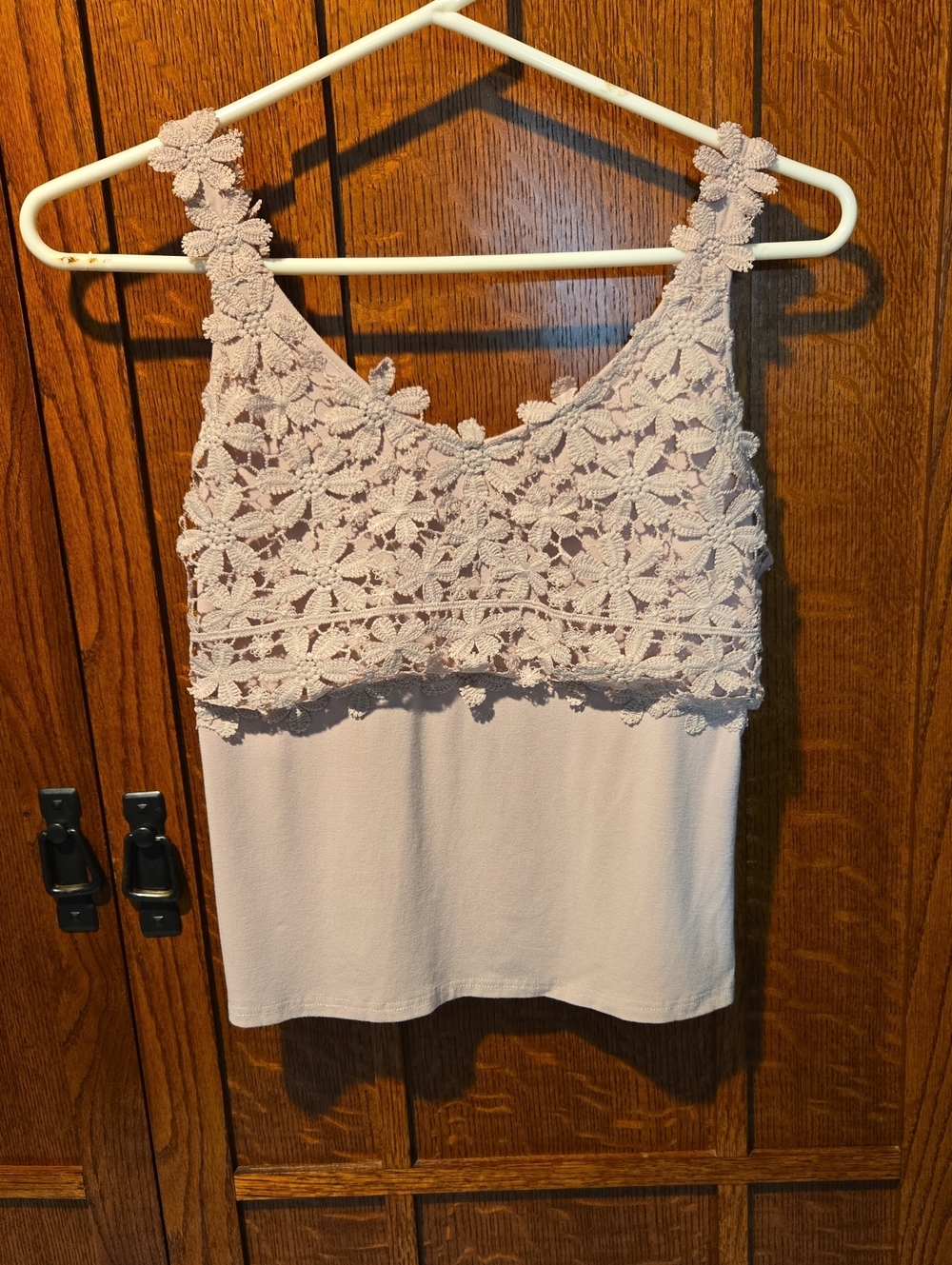 Size Small Grace And Lace Crocheted Sleeveless Top